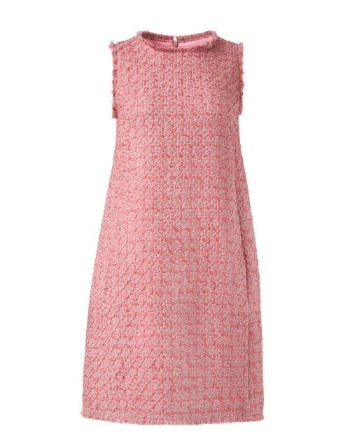 Dahlia Pink Tweed Dress