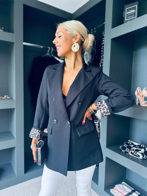 Lottie Detailed Blazer Black